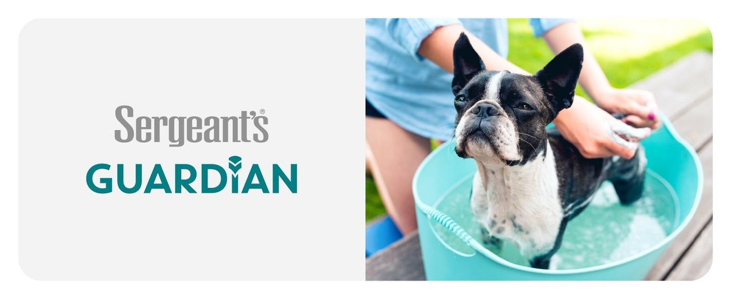 Sergeant'S Guardian Flea & Tick Dog Shampoo, Clean Cotton Scent, 18 Oz.