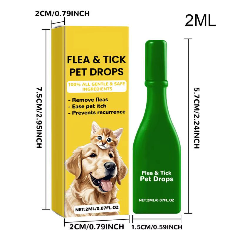 Dogs for Cat Flea and Tick Treatment for Small Medium Large Dogs Cats Topical Flea Treatments Pets Cleaning Care Supplie