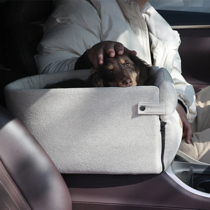Travel in Style: Portable Dog Car Seat Bed for Your Furry Friends! 🐾🚗✨