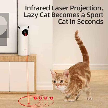 Automatic Cat Laser Toy - Interactive Smart Teasing LED Laser Indoor Pet Toy Accessories for Cats and Dogs