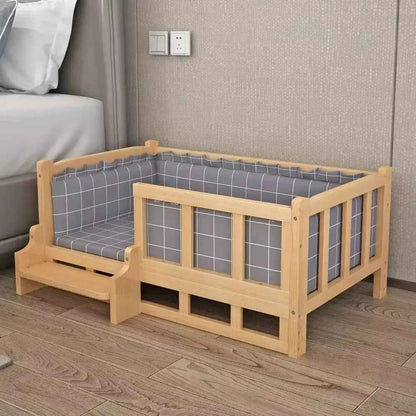 Upgrade your furry friend's comfort with our stylish Solid Wood Dog Kennel & Bed! Perfect for Teddies and Goldens alike! 🐾✨ #PetComfort #DogLovers