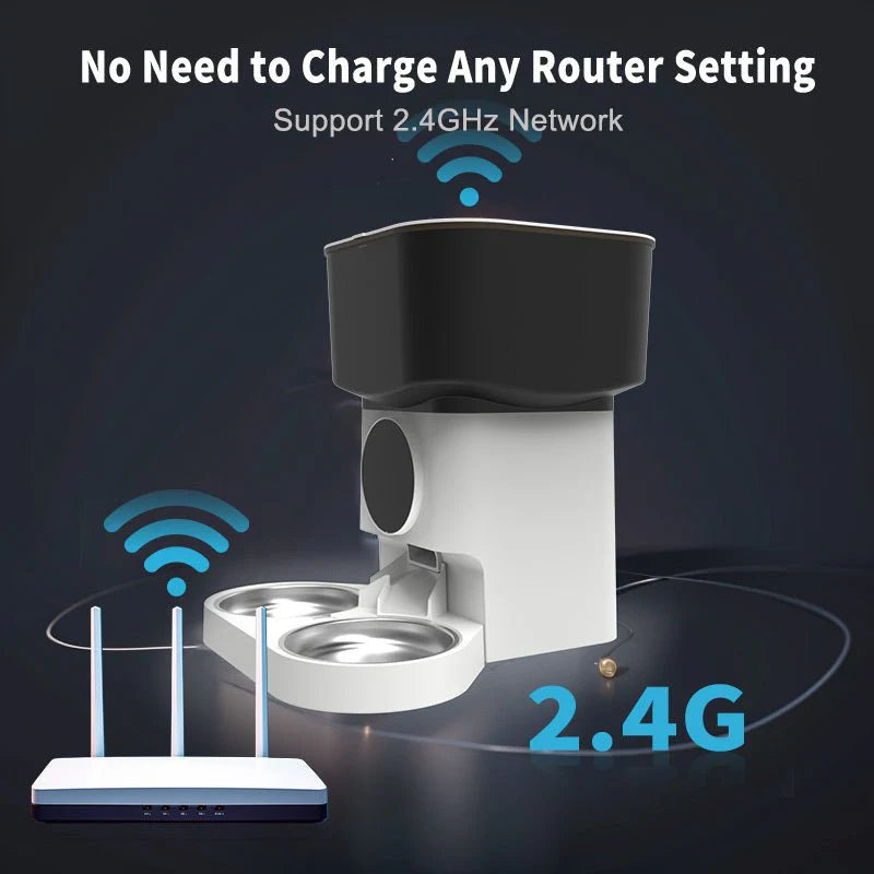 HEYBO Smart Automatic Cat Feeder - 7L- Reliable Automatic Cat Food Dispenser