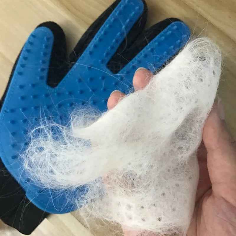 Pet Glove Cat Grooming Glove Cat Hair Deshedding Brush Gloves Dog Comb for Cats Bath Hair Remover Clean Massage Brush for Animal