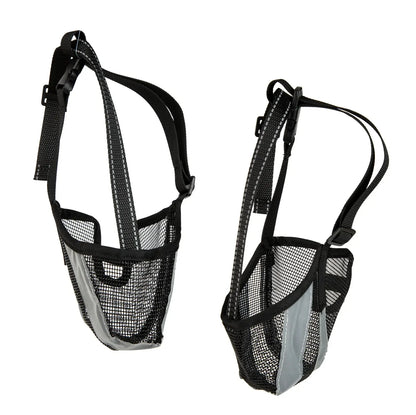 Say goodbye to biting with our Reflective Mesh Dog Muzzle! 🐶✨ Breathable & adjustable for your furry friend’s comfort! #DogSafety #PetLove