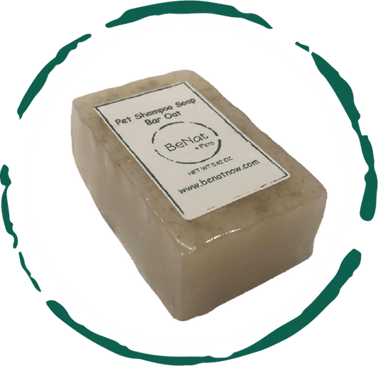 BeNat Pets. All-Natural Pet Shampoo Bar. Oat. 5.8 oz. - GyroBit Pets