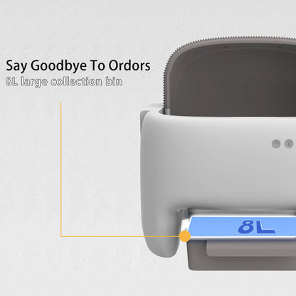 Say goodbye to messy litter! 🐾 Check out the HEYBO Self-Cleaning Litter Box - the ultimate hassle-free solution for your feline friend! 🐱✨ #CatLovers #PetTech