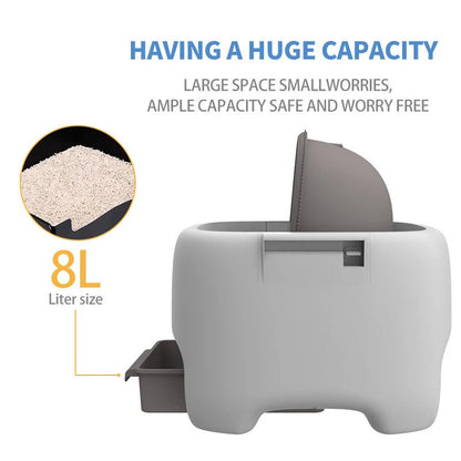 Say goodbye to messy litter! 🐾 Check out the HEYBO Self-Cleaning Litter Box - the ultimate hassle-free solution for your feline friend! 🐱✨ #CatLovers #PetTech