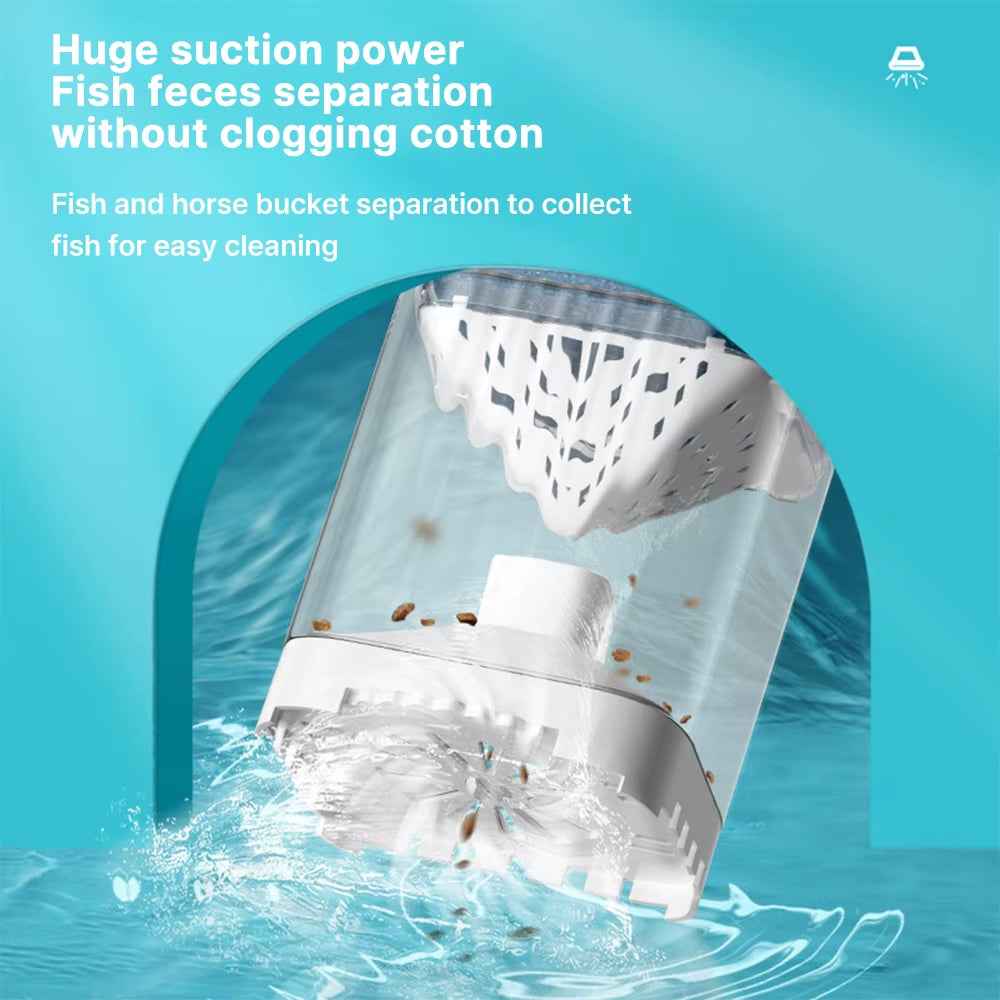 Aquarium Filter Pump Fish Tank Submersible Silent Air Oxygen Aerator Internal Water Pump Aquarium Air Pump Wave Maker 220V