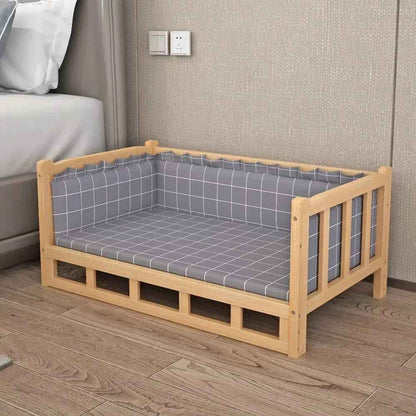 Upgrade your furry friend's comfort with our stylish Solid Wood Dog Kennel & Bed! Perfect for Teddies and Goldens alike! 🐾✨ #PetComfort #DogLovers