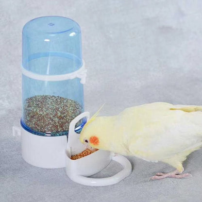 Bird Water Drinker Feeder Container Automatic Pet Feeder Birdcage Hanging Bowl Water Bottle Parrot Drinking Water Food Dispenser