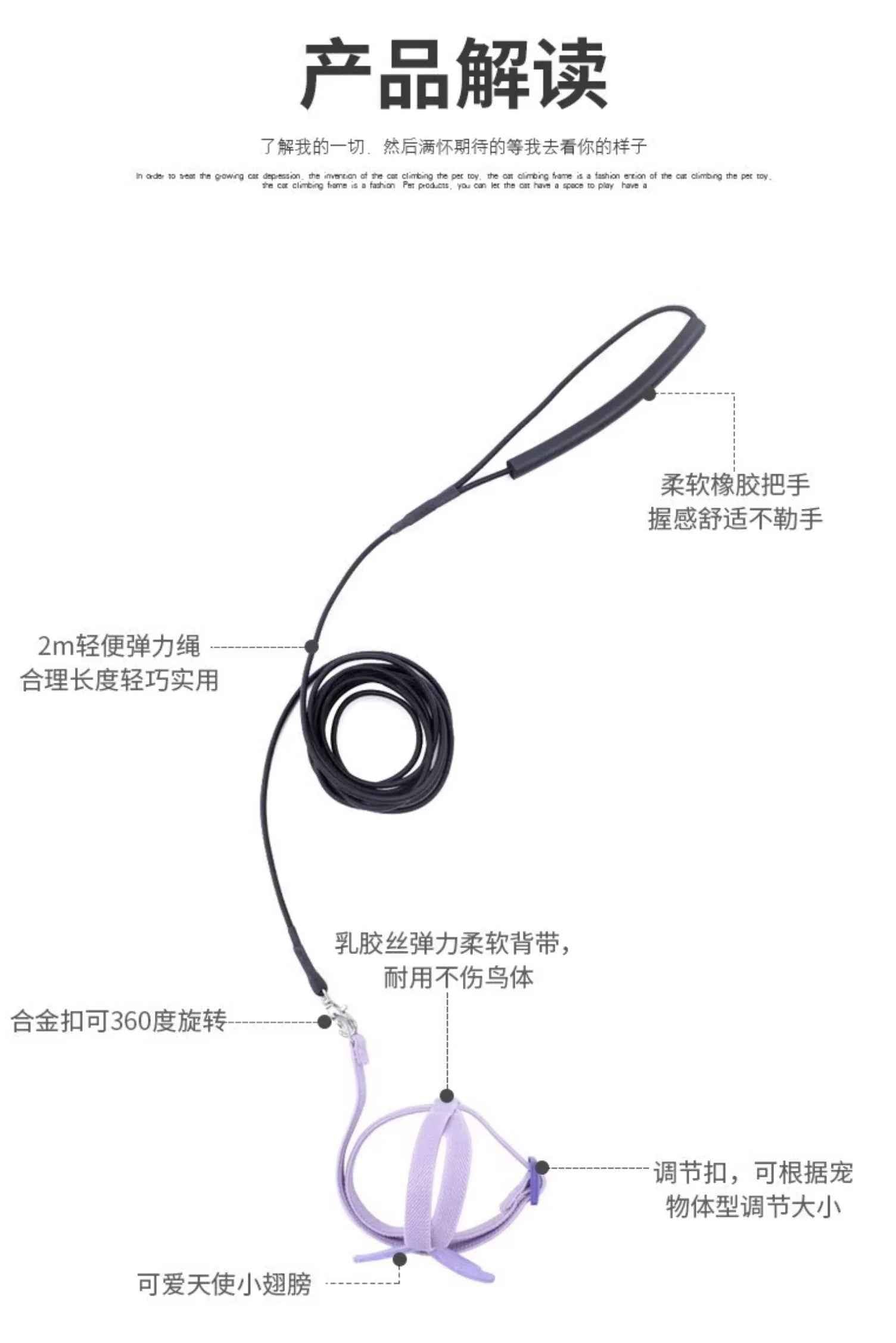 Take Your Feathered Friend for a Stroll! 🦜✨ Adjustable & Safe Parrot Harness with Leash!