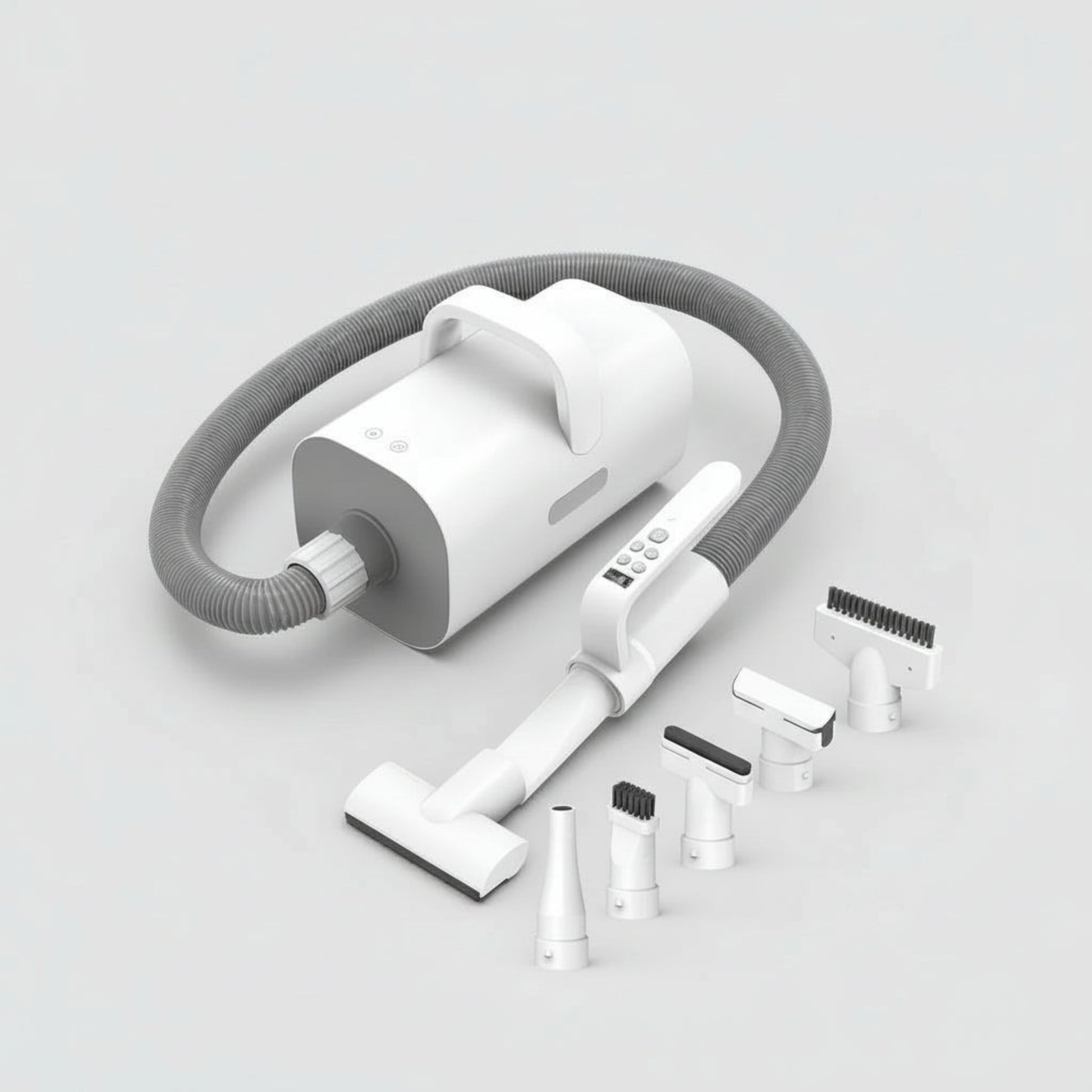 Pet Grooming Blower, Multi-Function Pet Dryer with Smart Grip, Fast Negative Ion Blower, Adjustable Airflow and Heat for Dogs and Cats