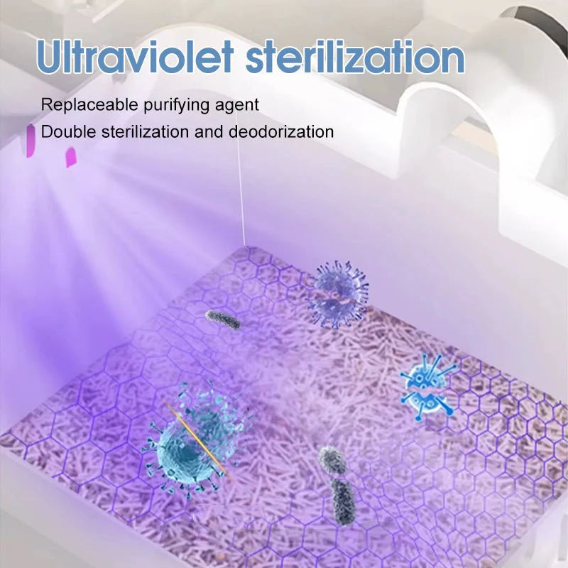 Say goodbye to scooping! 🐾 Check out the HEYBO Self-Cleaning Cat Litter Box - 80L of automatic convenience for your furry friend! 🐱✨