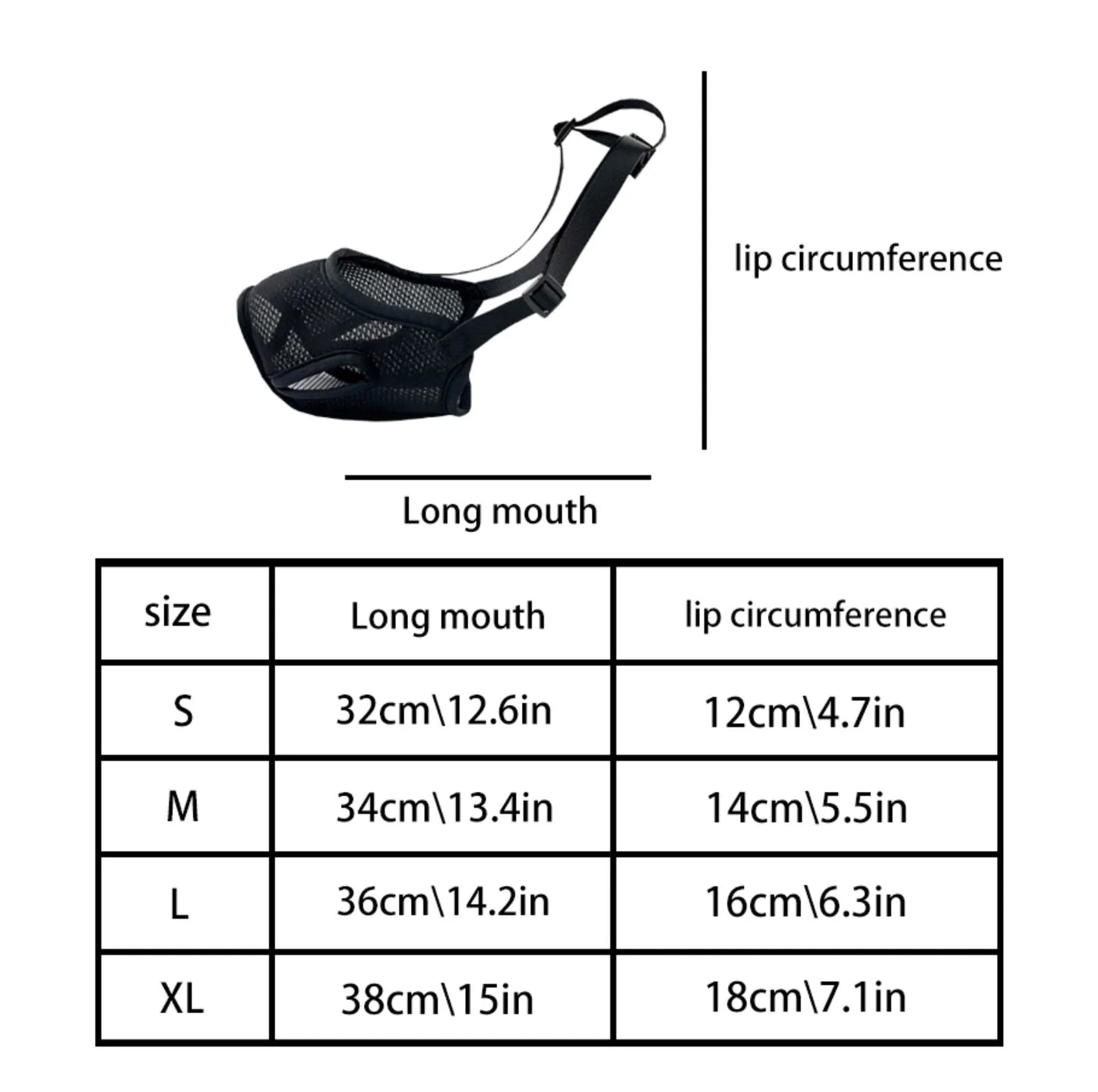 Keep Your Pup Safe and Comfortable with Our Breathable Mesh Dog Muzzle - Perfect for Training and Outings!