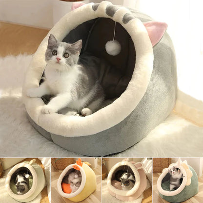 Cozy & Chic Cat Bed: The Perfect Lounger for Your Furry Friend! 🐾💕