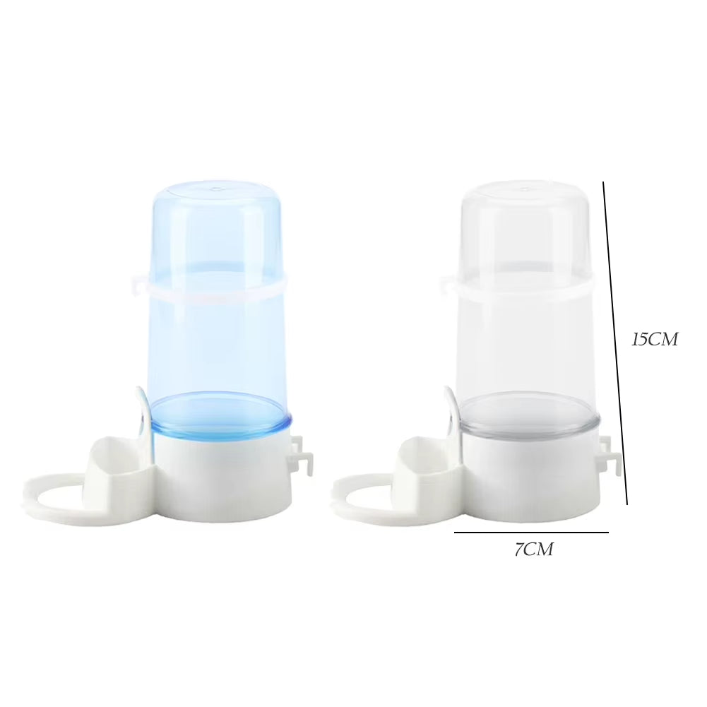 Bird Water Drinker Feeder Container Automatic Pet Feeder Birdcage Hanging Bowl Water Bottle Parrot Drinking Water Food Dispenser