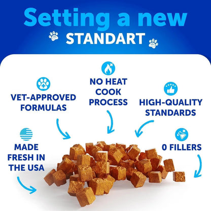 Natural Chewable Supplements for Cats and Kittens: Effective Flea and Tick Prevention, Supports Skin, Coat, and Dental Health, Made in the USA