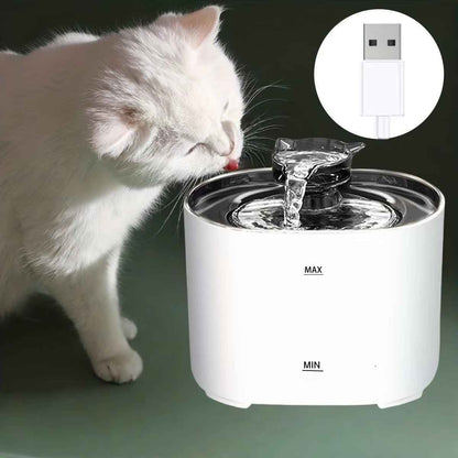 74.39 Oz/2.2 Liters, Pet Cat and Dog Fountain Dispenser, Smart Pet Fountain Dispenser, Large Capacity Silent Automatic Circulati