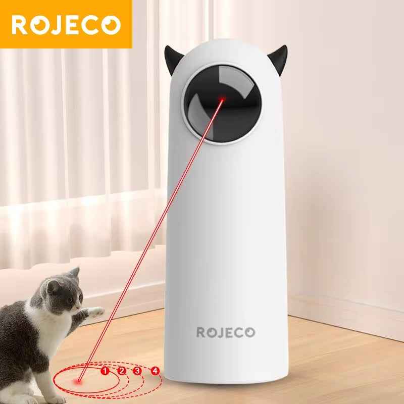 Automatic Cat Laser Toy - Interactive Smart Teasing LED Laser Indoor Pet Toy Accessories for Cats and Dogs