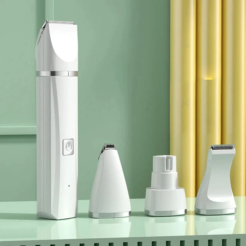 Transform Your Pet's Grooming Routine with Our 4-in-1 Electric Kit: Trimmer, Clippers & Nail Grinder for Cats & Dogs! 🐾✨