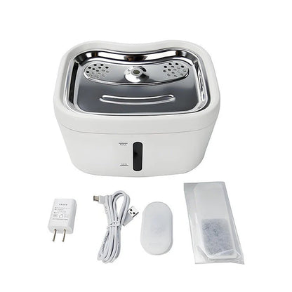 Upgrade your kitty's hydration game with the HEYBO Filtered Drinking Fountain! 🐾💧