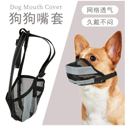 Say goodbye to biting with our Reflective Mesh Dog Muzzle! 🐶✨ Breathable & adjustable for your furry friend’s comfort! #DogSafety #PetLove