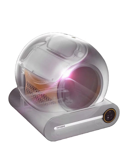 Say goodbye to messy litter boxes! 🐾✨ Discover the ultimate self-cleaning cat litter box with APP control, ultra-safe features, and a spacious design for your furry friend! 🐱💖 #CatLovers #SmartPetProducts