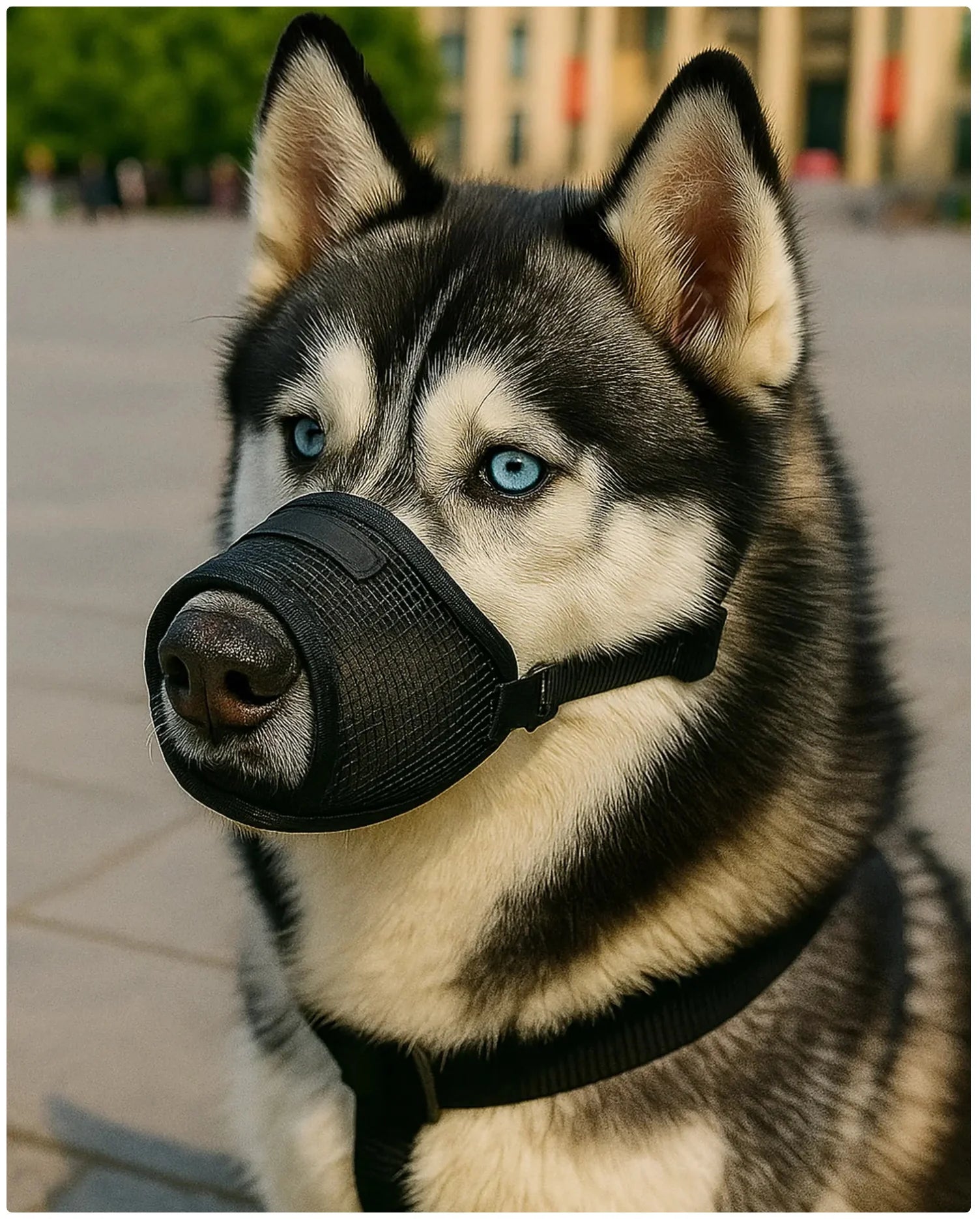 Keep Your Pup Safe & Stylish with Our Breathable Mesh Dog Muzzle! 🐾✨