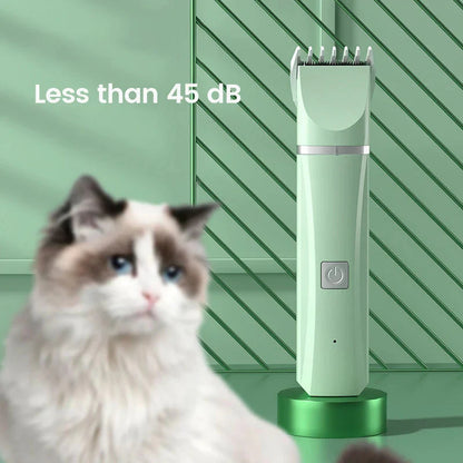 Transform Your Pet's Grooming Routine with Our 4-in-1 Electric Kit: Trimmer, Clippers & Nail Grinder for Cats & Dogs! 🐾✨