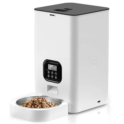 Wifi-Enabled Smart Pet Feeder - App Control & Remote Feeding | HEYBO