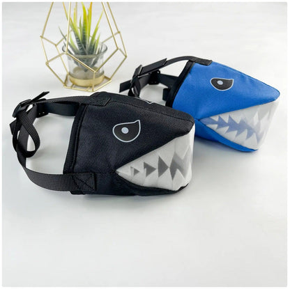 Unleash the Fun with Our Shark-Shaped Dog Muzzle! 🦈 Breathable & Adjustable for Your Furry Friend! 🐾