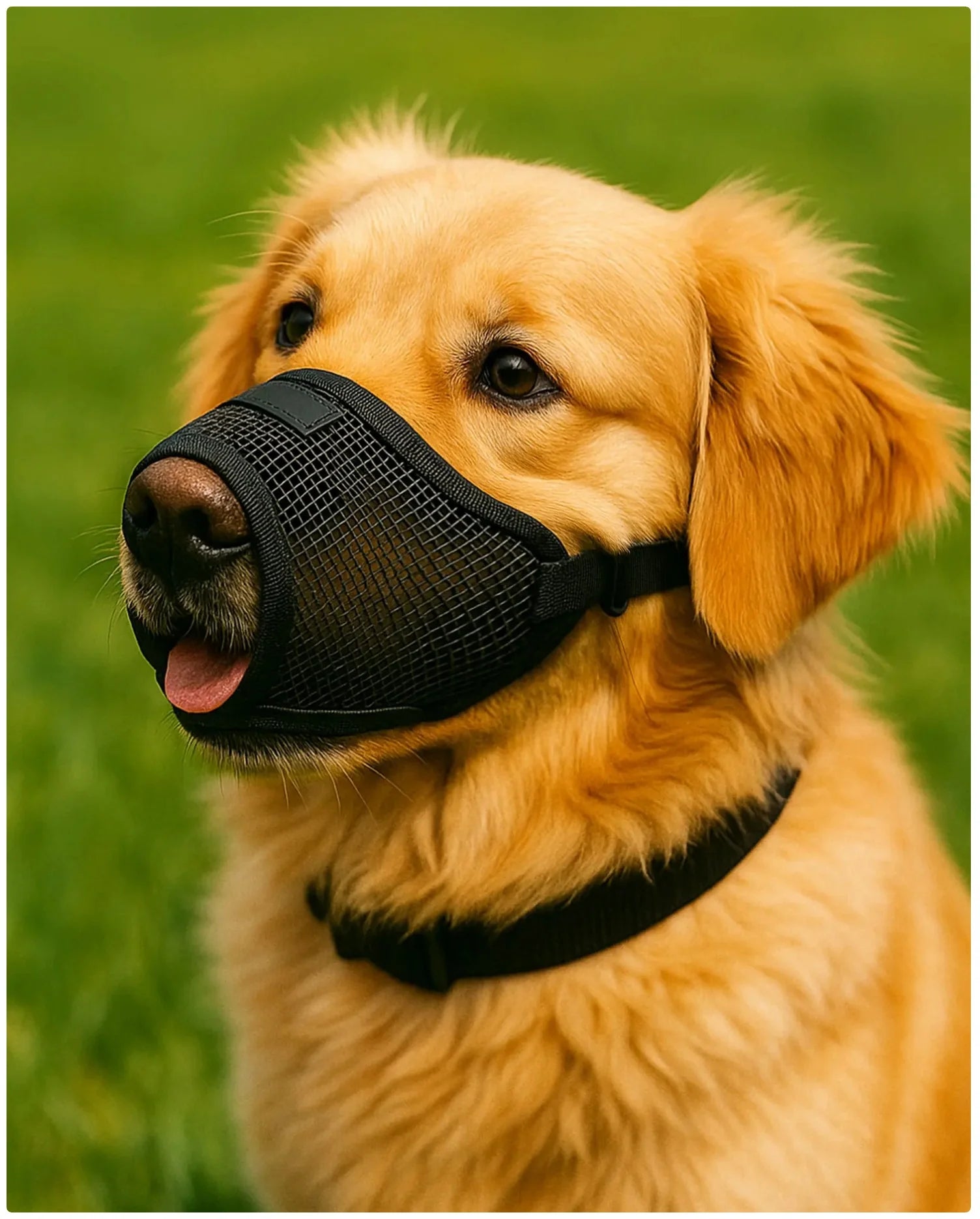 Keep Your Pup Safe & Stylish with Our Breathable Mesh Dog Muzzle! 🐾✨
