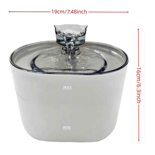 74.39 Oz/2.2 Liters, Pet Cat and Dog Fountain Dispenser, Smart Pet Fountain Dispenser, Large Capacity Silent Automatic Circulati